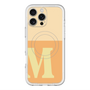 スリムプロテクションプレミアムケース with MagSafe［ オリジナル - initial two tone - M orange ］