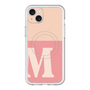 スリムプロテクションプレミアムケース with MagSafe［ オリジナル - initial two tone - M pink ］