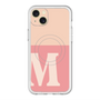 スリムプロテクションプレミアムケース with MagSafe［ オリジナル - initial two tone - M pink ］
