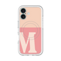 スリムプロテクションプレミアムケース with MagSafe［ オリジナル - initial two tone - M pink ］