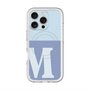 スリムプロテクションプレミアムケース with MagSafe［ オリジナル - initial two tone - M blue ］