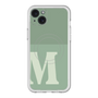スリムプロテクションプレミアムケース with MagSafe［ オリジナル - initial two tone - M green ］