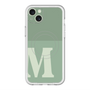 スリムプロテクションプレミアムケース with MagSafe［ オリジナル - initial two tone - M green ］
