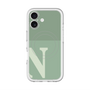 スリムプロテクションプレミアムケース with MagSafe［ オリジナル - initial two tone - N green ］