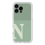 スリムプロテクションプレミアムケース with MagSafe［ オリジナル - initial two tone - N green ］