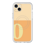 スリムプロテクションプレミアムケース with MagSafe［ オリジナル - initial two tone - O orange ］