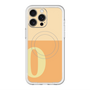 スリムプロテクションプレミアムケース with MagSafe［ オリジナル - initial two tone - O orange ］