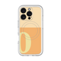 スリムプロテクションプレミアムケース with MagSafe［ オリジナル - initial two tone - O orange ］