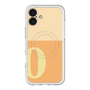 スリムプロテクションプレミアムケース with MagSafe［ オリジナル - initial two tone - O orange ］