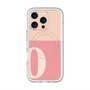 スリムプロテクションプレミアムケース with MagSafe［ オリジナル - initial two tone - O pink ］