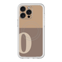 スリムプロテクションプレミアムケース with MagSafe［ オリジナル - initial two tone - O brown ］
