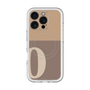 スリムプロテクションプレミアムケース with MagSafe［ オリジナル - initial two tone - O brown ］