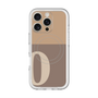 スリムプロテクションプレミアムケース with MagSafe［ オリジナル - initial two tone - O brown ］