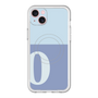スリムプロテクションプレミアムケース with MagSafe［ オリジナル - initial two tone - O blue ］