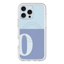 スリムプロテクションプレミアムケース with MagSafe［ オリジナル - initial two tone - O blue ］