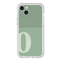 スリムプロテクションプレミアムケース with MagSafe［ オリジナル - initial two tone - O green ］