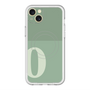 スリムプロテクションプレミアムケース with MagSafe［ オリジナル - initial two tone - O green ］