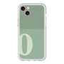 スリムプロテクションプレミアムケース with MagSafe［ オリジナル - initial two tone - O green ］