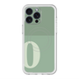 スリムプロテクションプレミアムケース with MagSafe［ オリジナル - initial two tone - O green ］