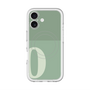 スリムプロテクションプレミアムケース with MagSafe［ オリジナル - initial two tone - O green ］