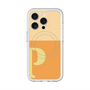 スリムプロテクションプレミアムケース with MagSafe［ オリジナル - initial two tone - P orange ］