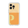 スリムプロテクションプレミアムケース with MagSafe［ オリジナル - initial two tone - P orange ］