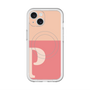 スリムプロテクションプレミアムケース with MagSafe［ オリジナル - initial two tone - P pink ］