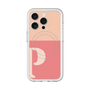 スリムプロテクションプレミアムケース with MagSafe［ オリジナル - initial two tone - P pink ］