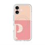 スリムプロテクションプレミアムケース with MagSafe［ オリジナル - initial two tone - P pink ］