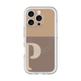 スリムプロテクションプレミアムケース with MagSafe［ オリジナル - initial two tone - P brown ］