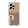 スリムプロテクションプレミアムケース with MagSafe［ オリジナル - initial two tone - P brown ］
