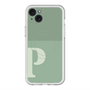 スリムプロテクションプレミアムケース with MagSafe［ オリジナル - initial two tone - P green ］