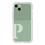 スリムプロテクションプレミアムケース with MagSafe［ オリジナル - initial two tone - P green ］