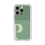 スリムプロテクションプレミアムケース with MagSafe［ オリジナル - initial two tone - P green ］