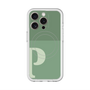 スリムプロテクションプレミアムケース with MagSafe［ オリジナル - initial two tone - P green ］