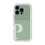 スリムプロテクションプレミアムケース with MagSafe［ オリジナル - initial two tone - P green ］