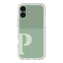 スリムプロテクションプレミアムケース with MagSafe［ オリジナル - initial two tone - P green ］