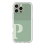 スリムプロテクションプレミアムケース with MagSafe［ オリジナル - initial two tone - P green ］