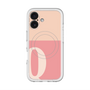 スリムプロテクションプレミアムケース with MagSafe［ オリジナル - initial two tone - Q pink ］