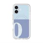 スリムプロテクションプレミアムケース with MagSafe［ オリジナル - initial two tone - Q blue ］