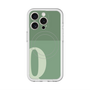 スリムプロテクションプレミアムケース with MagSafe［ オリジナル - initial two tone - Q green ］