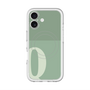 スリムプロテクションプレミアムケース with MagSafe［ オリジナル - initial two tone - Q green ］