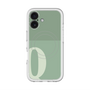 スリムプロテクションプレミアムケース with MagSafe［ オリジナル - initial two tone - Q green ］