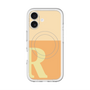 スリムプロテクションプレミアムケース with MagSafe［ オリジナル - initial two tone - R orange ］