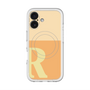 スリムプロテクションプレミアムケース with MagSafe［ オリジナル - initial two tone - R orange ］