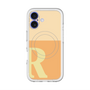 スリムプロテクションプレミアムケース with MagSafe［ オリジナル - initial two tone - R orange ］