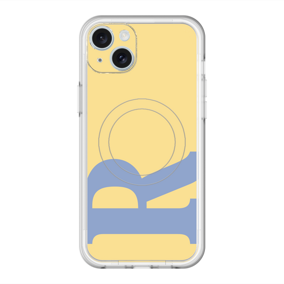 スリムプロテクションプレミアムケース with MagSafe［ オリジナル - initial color - R yellow ］