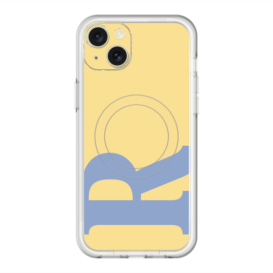 スリムプロテクションプレミアムケース with MagSafe［ オリジナル - initial color - R yellow ］