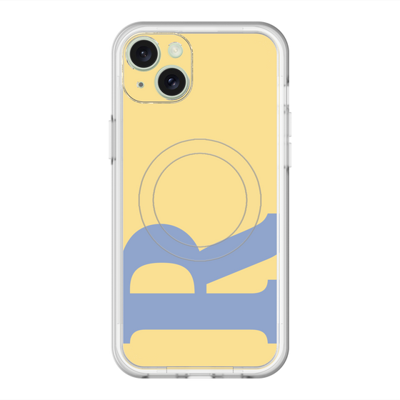 スリムプロテクションプレミアムケース with MagSafe［ オリジナル - initial color - R yellow ］