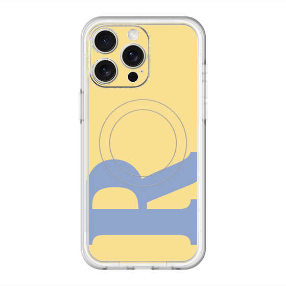 スリムプロテクションプレミアムケース with MagSafe［ オリジナル - initial color - R yellow ］